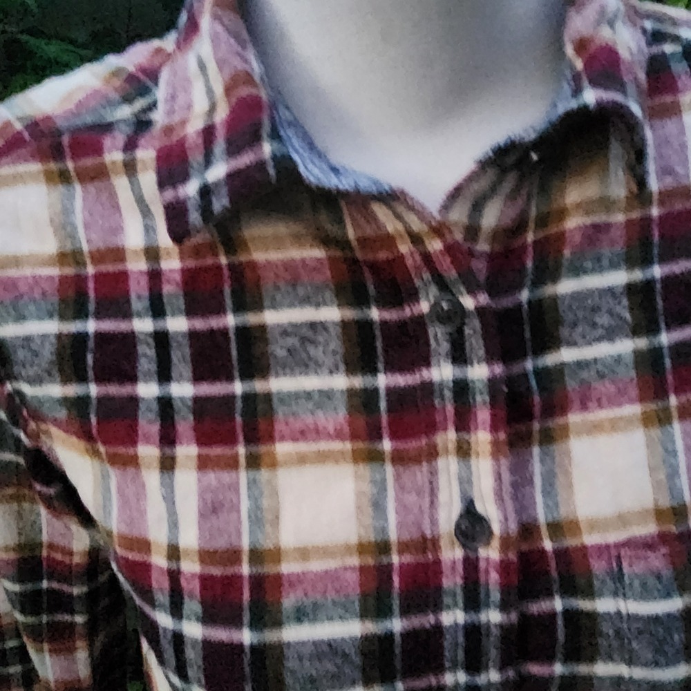 Roots Canada Plaid Flannel Shirt‎ Button Up Long Sleeve Casual Small S - Picture 2 of 7